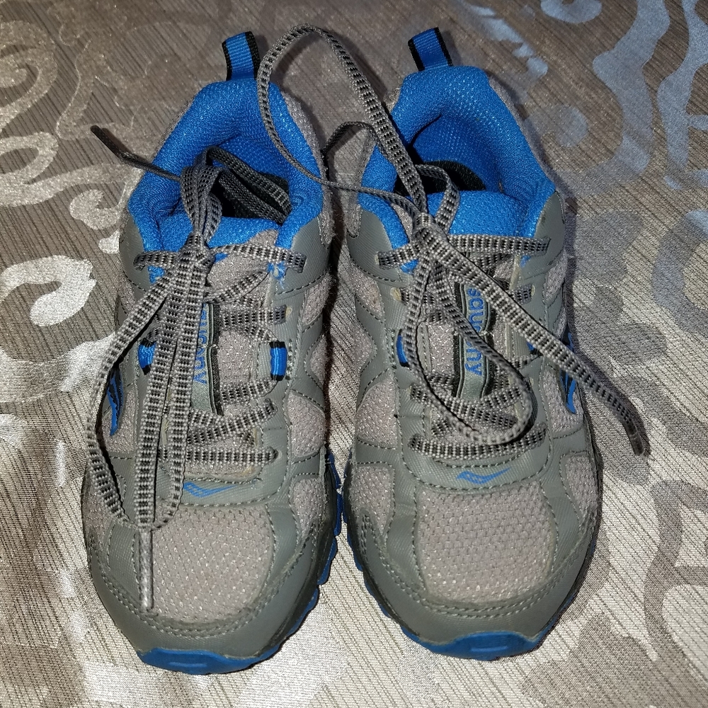 Saucony blue and grey sneakers toddler 10.5